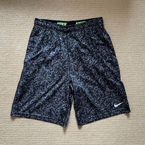 Nike camo athletic shorts